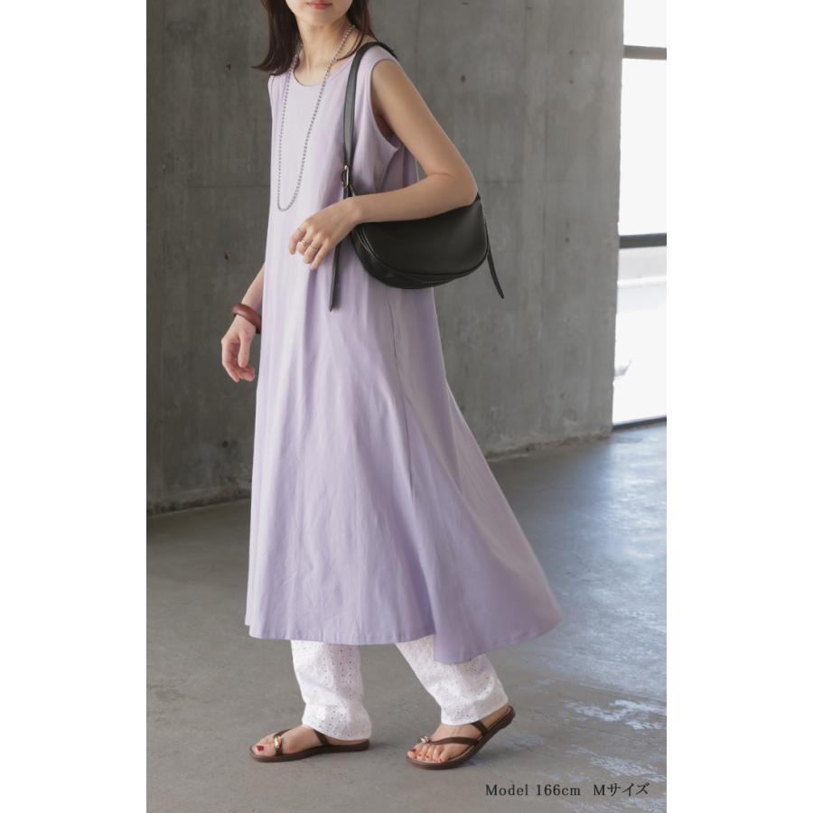 ペチパンツ レース レディース パンツ ボトムス インナーパンツ 重ね着 レイヤード 裾レース ペチコート パンツ 透け防止 テーパード 涼しい 軽い ウエストゴム | HUG.U | 19