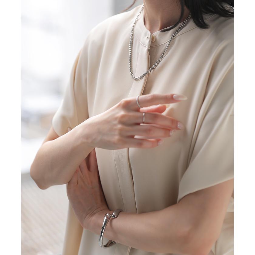ブラウス シワになりにくい ドレープ シャツ レディース トップス ロング ロングシャツ ドレープブラウス イージーケア アイロンレス | HUG.U | 21