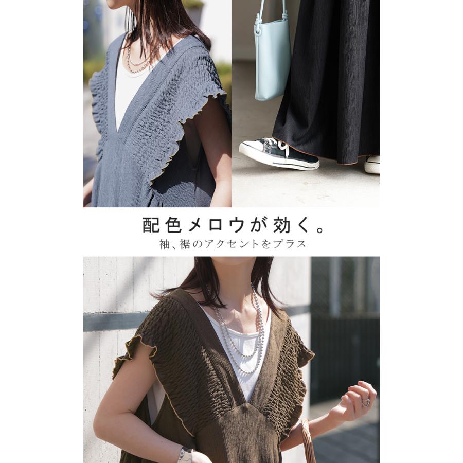 ワンピース 楊柳 ロング ワンピ レディース ロングワンピース Aライン ティアード マキシ マキシワンピース ワンピ ロングワンピ ノースリーブ タンクトップ | HUG.U | 17