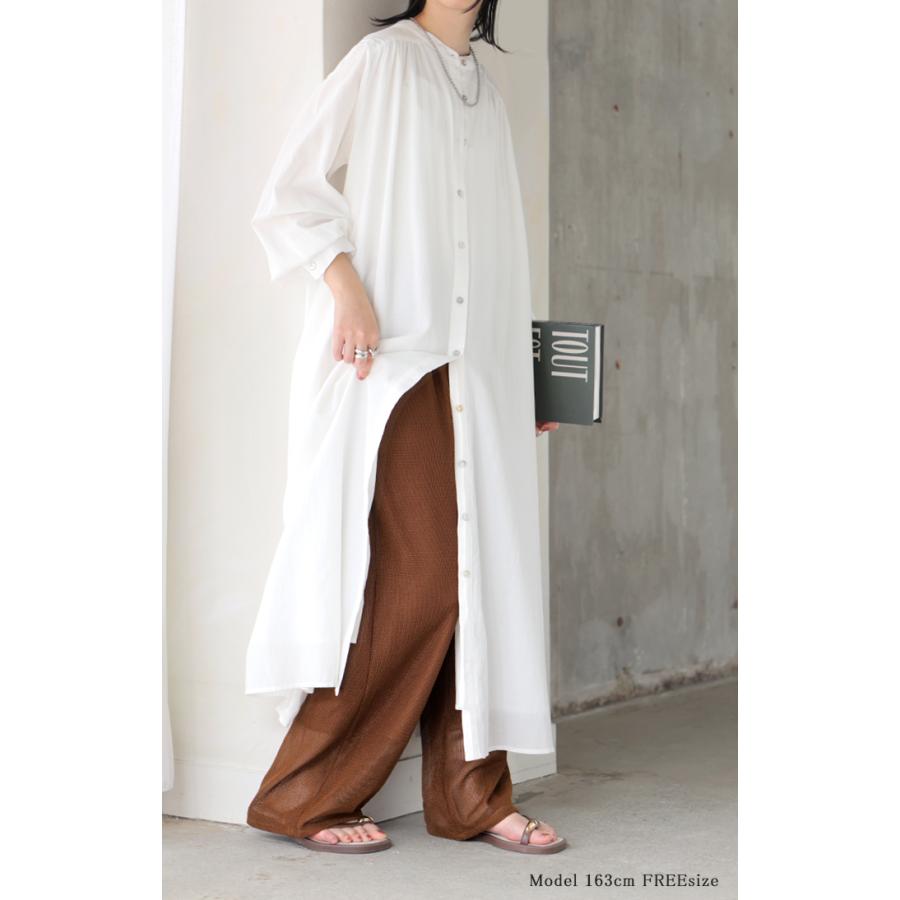 パンツ メッシュパンツ レディース シアーパンツ ワイドパンツ シースルー 透け ロング ロングパンツ ボトムス ウエストゴム シワになりにくい ストレート | HUG.U | 17