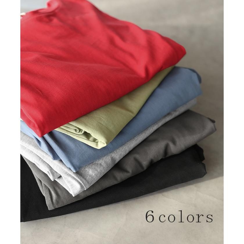 ワンピース ロング 汗ジミ軽減 綿100 Tシャツ レディース ワンピ ロングワンピース カットソー Tシャツワンピ マキシ マキシワンピース ドルマン コットン 吸水 | HUG.U | 15
