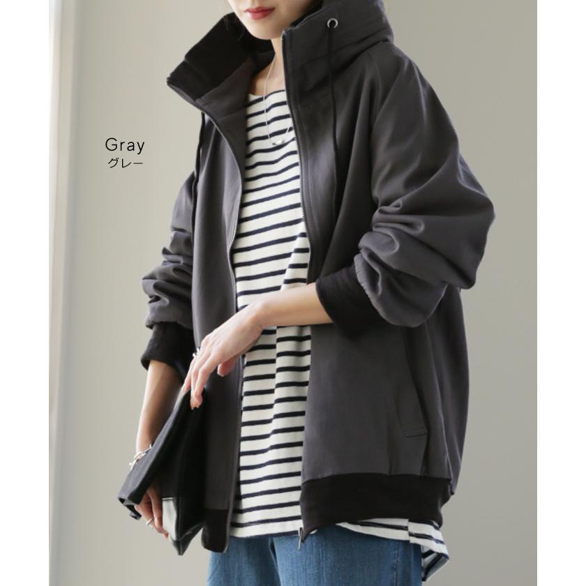 マウンテンパーカー レディース 送料無料 ジャケット アウター パーカー ブルゾン 黒 カーキ | HUG.U | 19