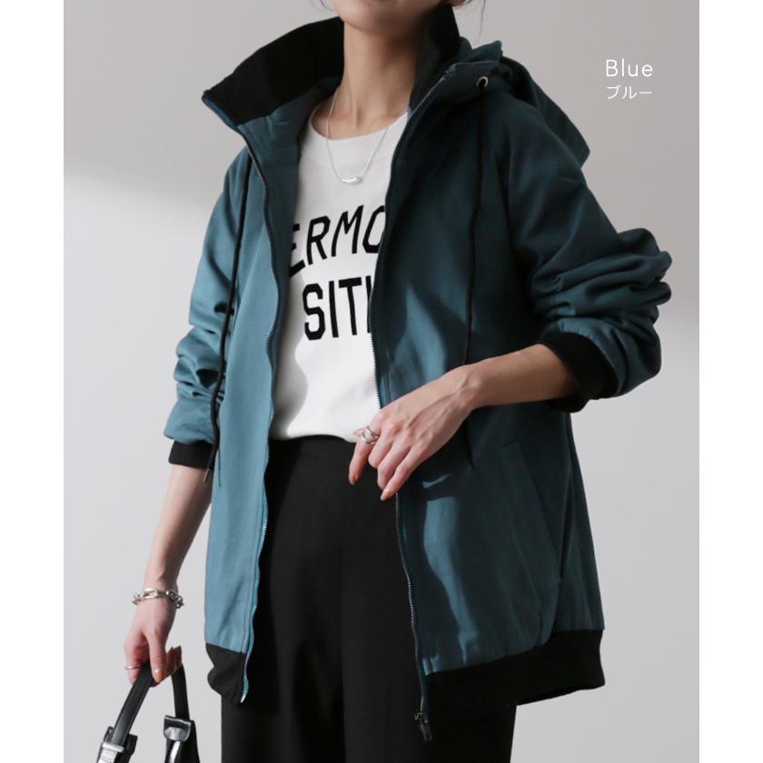 マウンテンパーカー レディース 送料無料 ジャケット アウター パーカー ブルゾン 黒 カーキ | HUG.U | 20