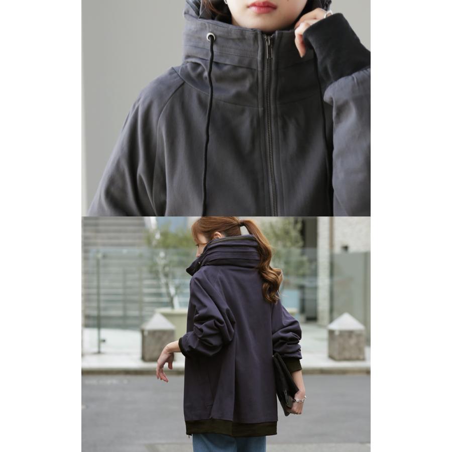 マウンテンパーカー レディース 送料無料 ジャケット アウター パーカー ブルゾン 黒 カーキ | HUG.U | 21