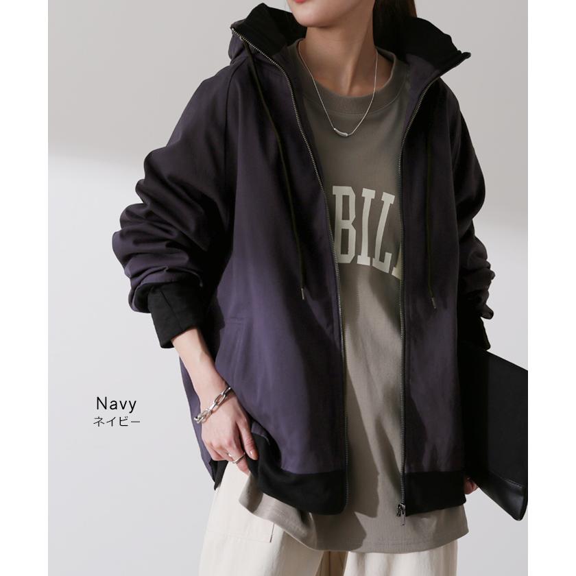 マウンテンパーカー レディース 送料無料 ジャケット アウター パーカー ブルゾン 黒 カーキ | HUG.U | 25