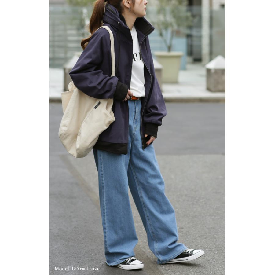 マウンテンパーカー レディース 送料無料 ジャケット アウター パーカー ブルゾン 黒 カーキ | HUG.U | 13