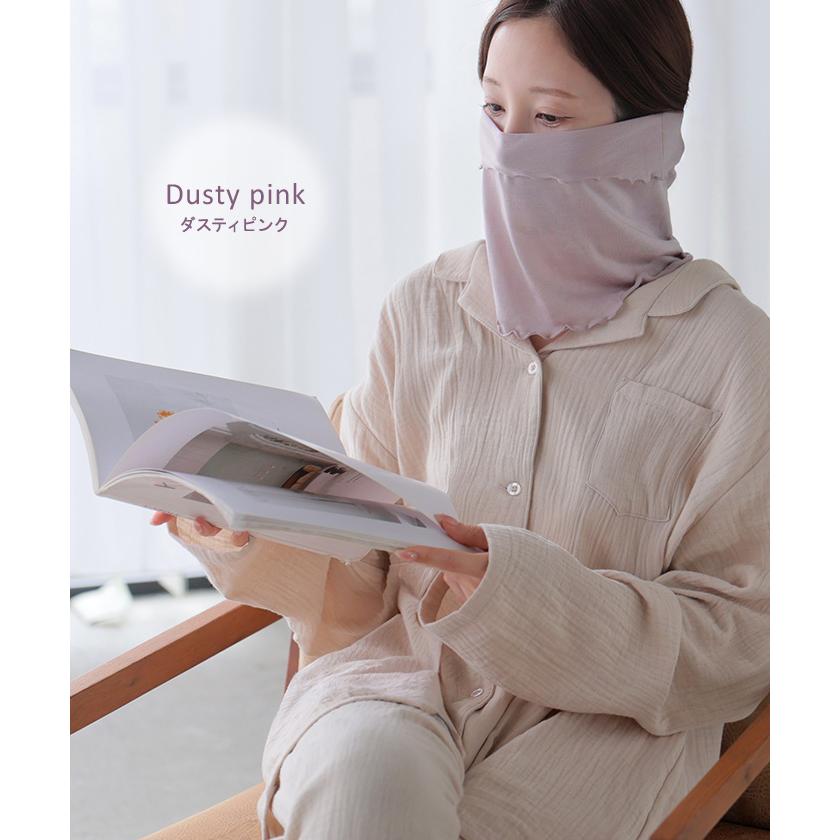 シルクマスク 天然シルク100％ シルク 100% ナイトマスク 保湿マスク おやすみマスク ナイト マスク 筒状 蒸れにくい 洗える 温活 ネックウォーマー レディース | HUG.U | 11