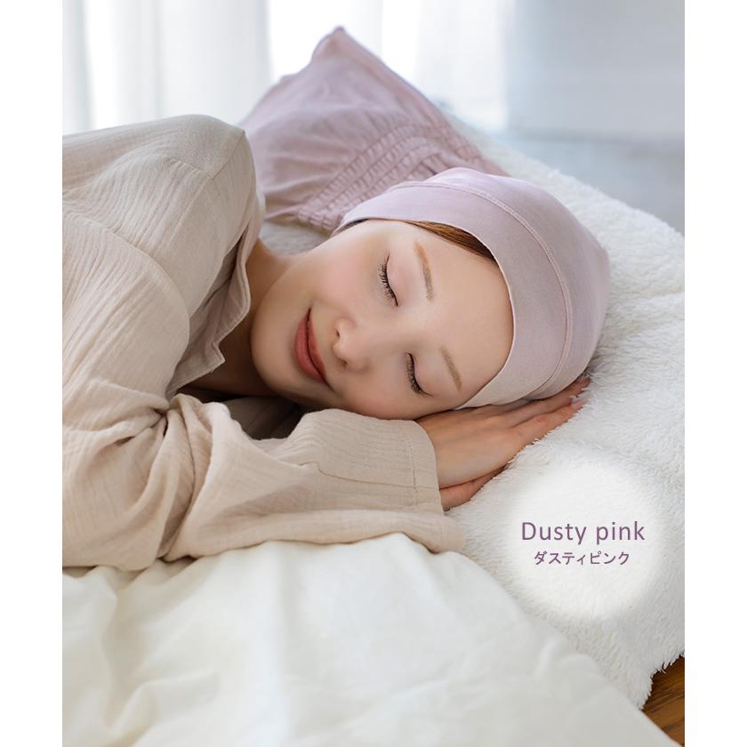 ナイトキャップ 朝まで脱げにくい 天然シルク100％ シルク 100% ヘアケアキャップ ロング ヘアケア ナイト キャップ 筒状 ロングヘア ミディアムヘア ショート | HUG.U | 11