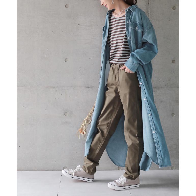 シャツワンピース デニム ロングシャツ デニムシャツワンピ シャツ レディース シャツワンピ Gジャン 長袖 ロングワンピース 羽織 秋 Jp122 Hug U ハグユー 通販 Yahoo ショッピング