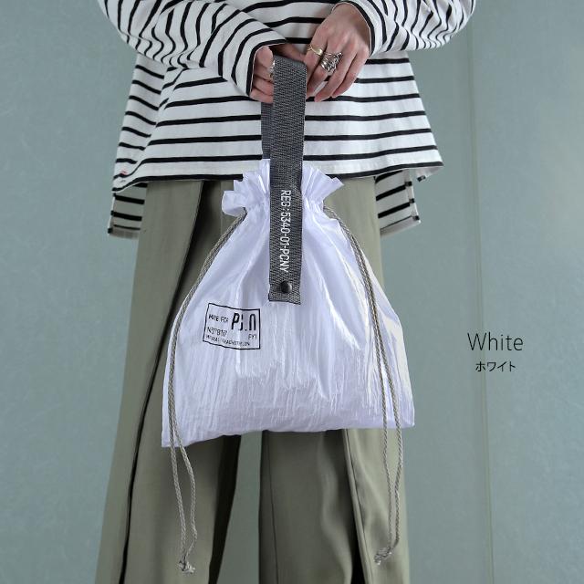 バッグ エコ マイバッグ  軽量 パラシュートナイロンバッグ コンパクト 巾着 | HUG.U | 16