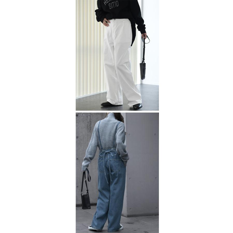 デニムパンツ サロペット レディース デニム サスペンダー パンツ 2way | HUG.U | 18