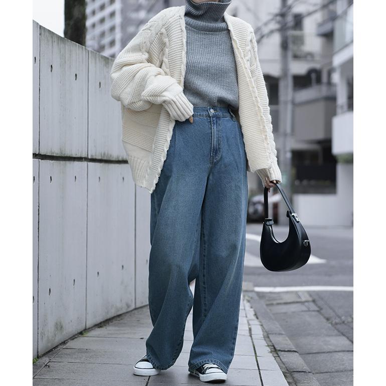 デニムパンツ サロペット レディース デニム サスペンダー パンツ 2way | HUG.U | 07