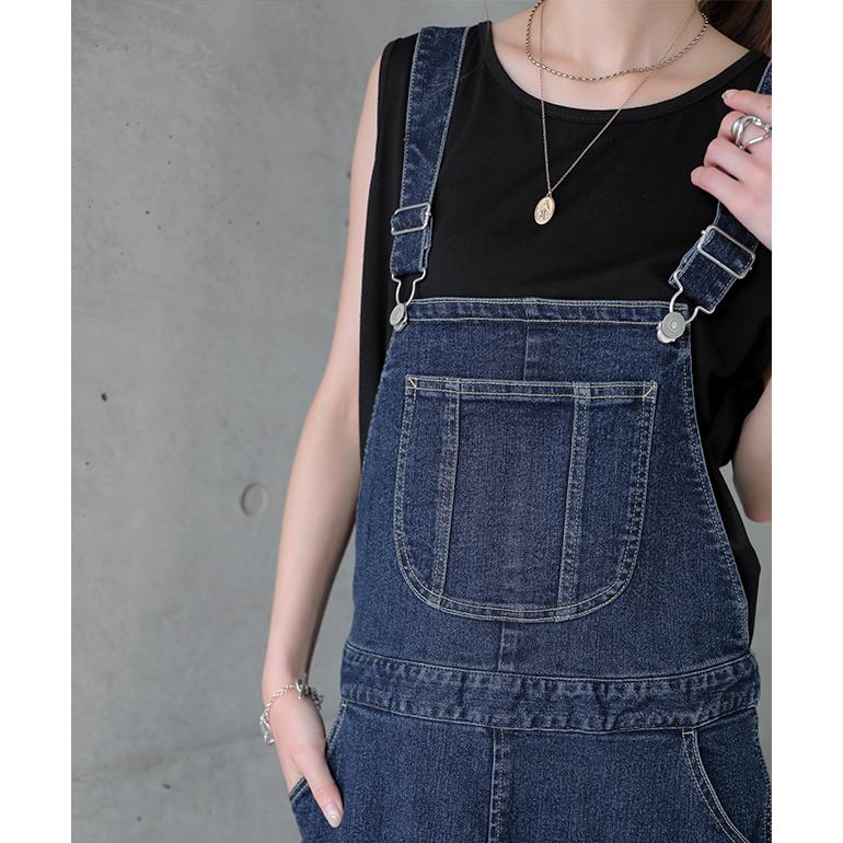 サロペット デニム サロペットスカート レディース スカート | HUG.U | 14