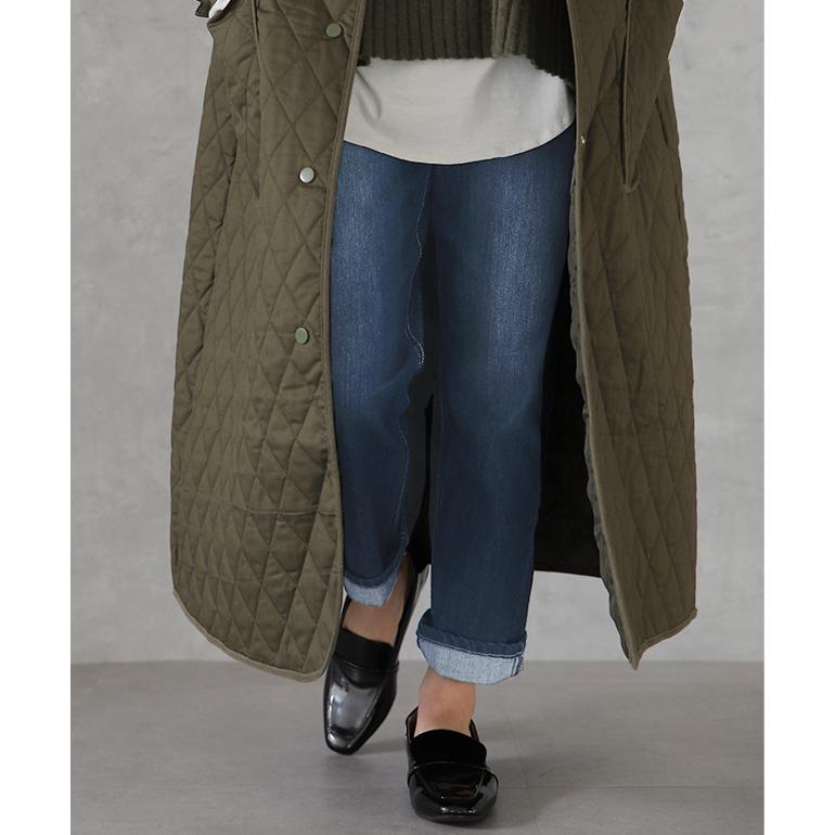 パンツ ボトムス レディース デニムパンツ 体型カバー テーパード ジーンズ | HUG.U | 15