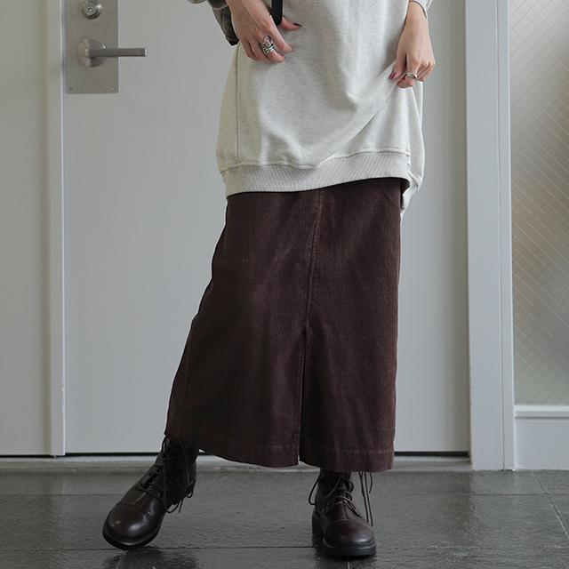 スカート ロングスカート レディース コーデュロイ ボトムス ロング マキシ丈 | HUG.U | 16