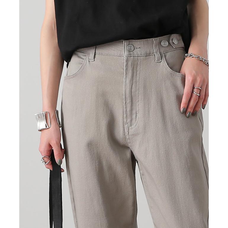 パンツ チノパンツ レディース ワイドパンツ ワイド 大きいサイズ ストレッチ ワイドパンツルック | HUG.U | 14