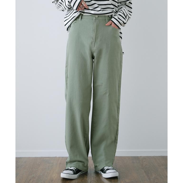 パンツ チノパンツ レディース ワイドパンツ ワイド 大きいサイズ ストレッチ ワイドパンツルック | HUG.U | 16