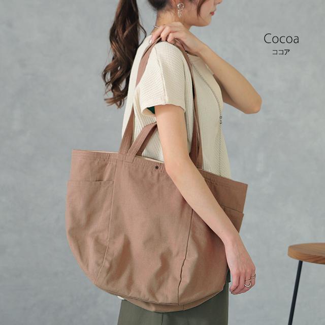トートバッグ キャンバス レディース エコバッグ 大容量 バッグ 綿 おしゃれ 母の日 | HUG.U | 18