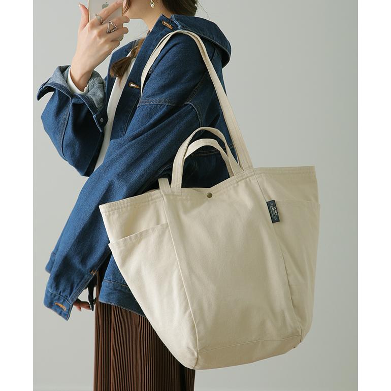 トートバッグ キャンバス レディース エコバッグ 大容量 バッグ 綿 おしゃれ 母の日 | HUG.U | 19
