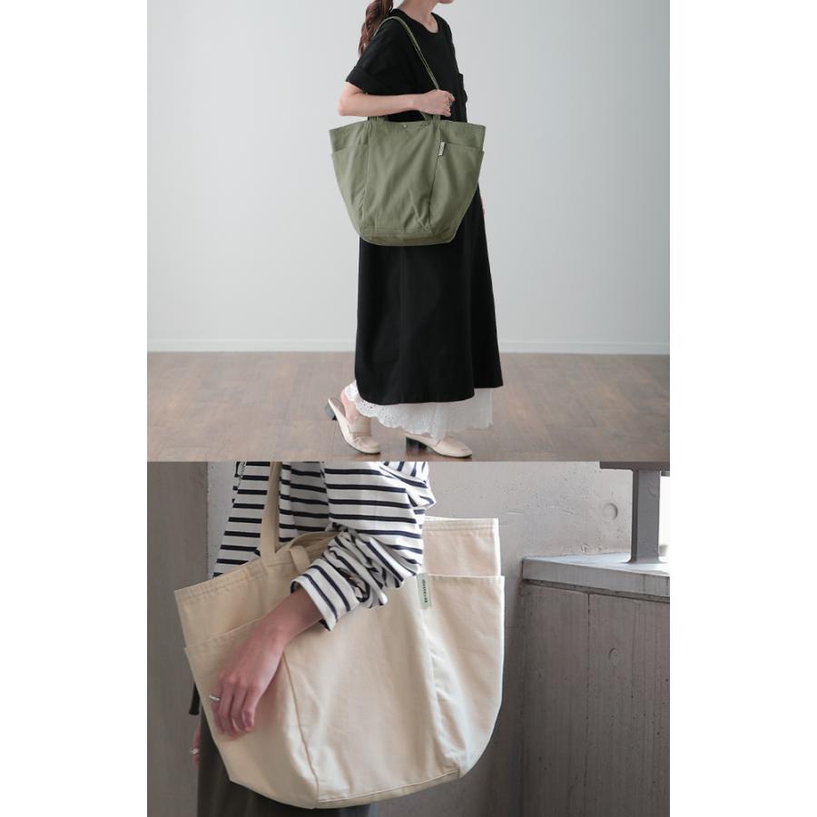 トートバッグ キャンバス レディース エコバッグ 大容量 バッグ 綿 おしゃれ 母の日 | HUG.U | 10