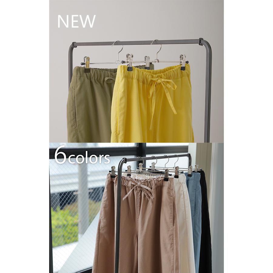 ワイドパンツ レディース リネンパンツ ナチュラル ボトムス ロング ズボン 大きいサイズ ゴム | HUG.U | 12