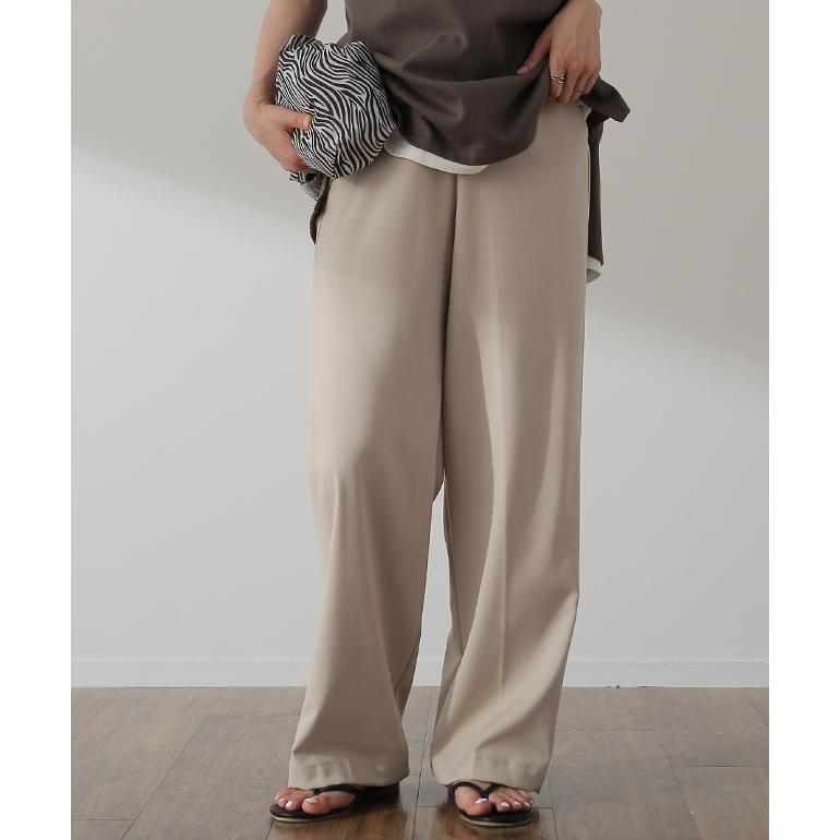 パンツ レディース テーパードパンツ ストレートパンツ ボトムス ゆったり カラーパンツ ゴム きれいめ ロング | HUG.U | 08