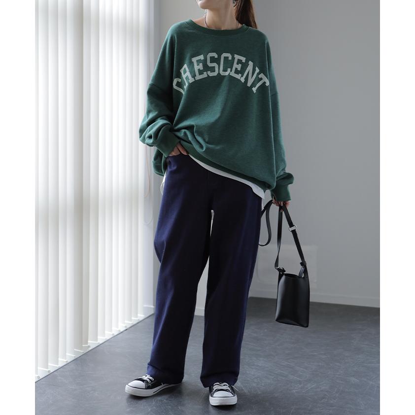 デニム ワイドパンツ パンツ デニムパンツ レディース 微起毛 ワイド 大きいサイズ | HUG.U | 20