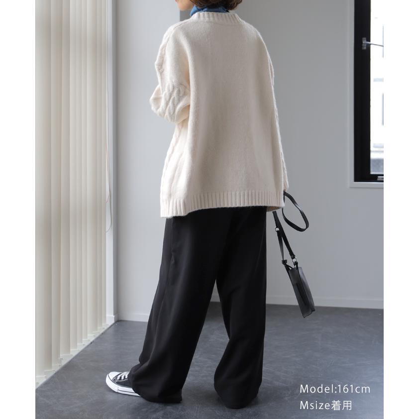 HUG.U ワイドパンツ レディース パンツ ワイド スラックス HUG.U ワイドパンツ レディース パンツ ワイド スラックス