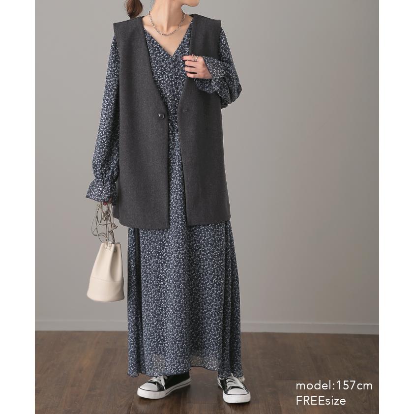 HUG.U（ハグユー） ベスト レディース ジレ トップス メルトン ウール