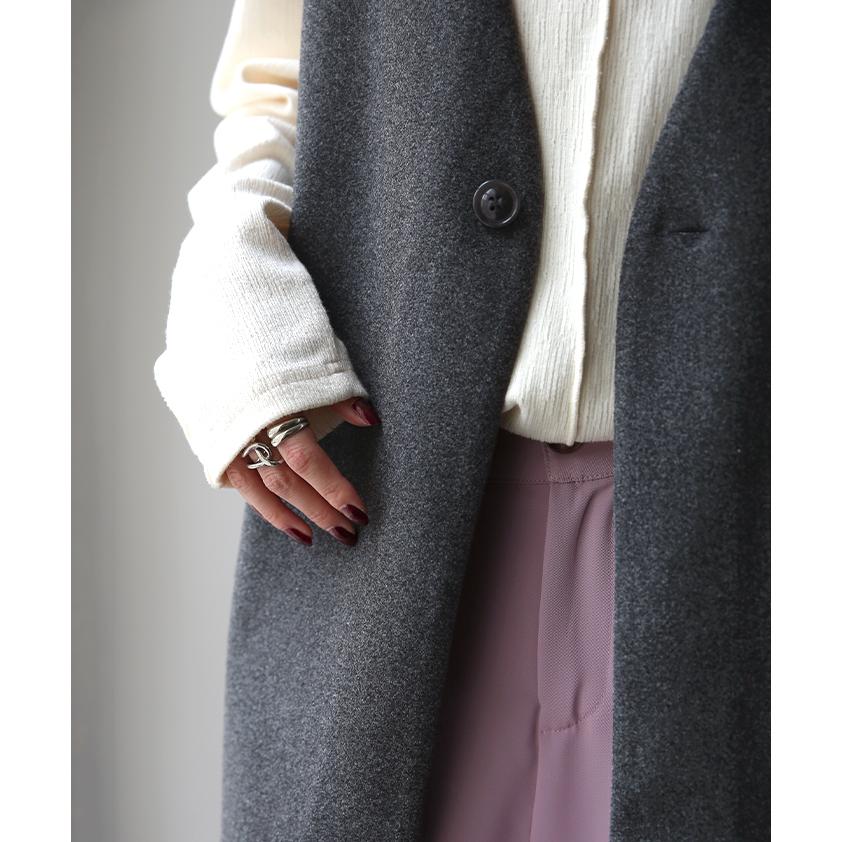 HUG.U（ハグユー） ベスト レディース ジレ トップス メルトン ウール