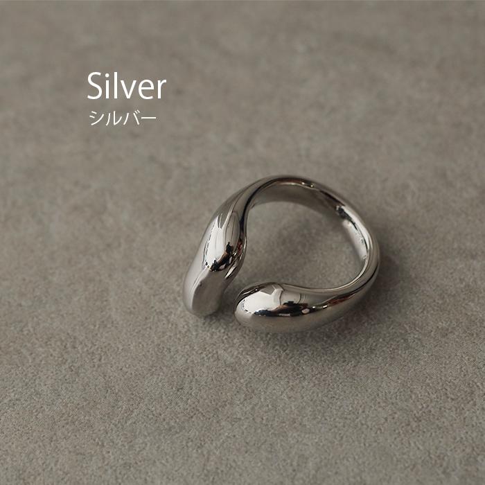 リング レディース アクセサリー アクセ  シルバーアクセサリー 指輪 フォークリング ドロップ 大ぶり 12号 中指 人差し指 | HUG.U | 09