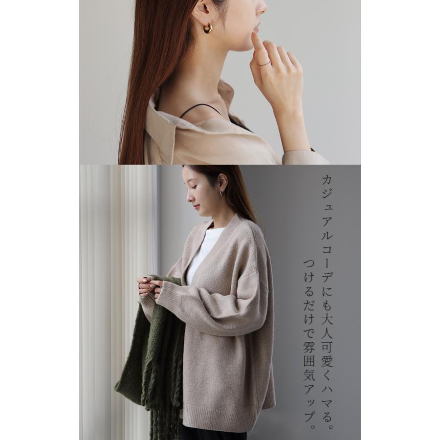 ピアス レディース 金属アレルギー対応 サージカルステンレス シルバー ゴールド フープピアス アクセサリー おしゃれ | HUG.U | 10