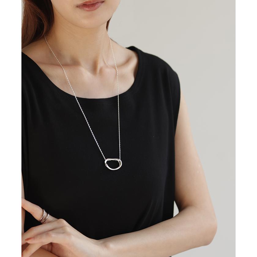 HUG.U ネックレス レディース ロング アクセサリー チェーン モチーフ