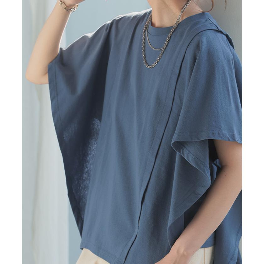 HUG.U（ハグユー） Tシャツ レディース トップス 綿 体型カバー