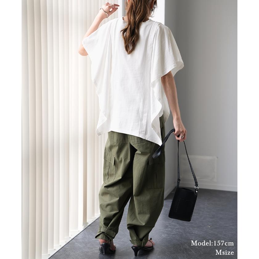 HUG.U（ハグユー） Tシャツ レディース トップス 綿 体型カバー