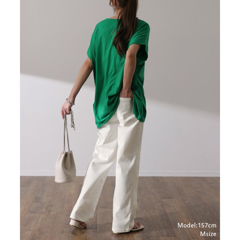 デニム レディース 接触冷感 パンツ UVカット 速乾 ストレート ストレッチ ひんやり スキニー ボトムス 春 夏 | HUG.U | 08