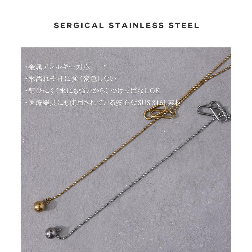 ネックレス レディース アクセサリー サージカルステンレス 錆びにくい 金属アレルギー チェーン シルバー ゴールド | HUG.U | 06