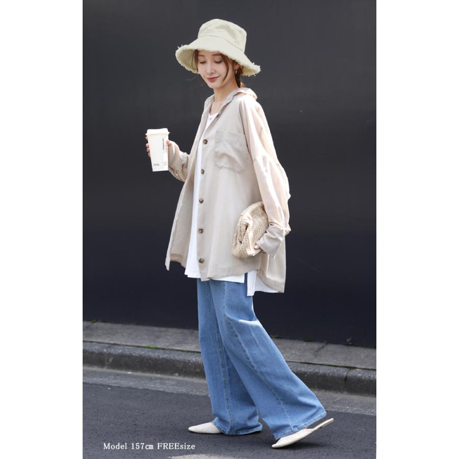 帽子 レディース UVカット お洒落 バケットハット 遮へい率90％ 紫外線対策 バケハ 抗菌 防臭 日よけ ハット つば広 大きめ 日焼け防止 小顔 白 黒 茶色 | HUG.U | 10