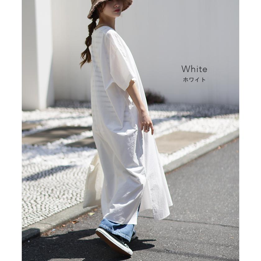 ワンピース ロング ロングワンピ レイヤード レディース スリット | HUG.U | 14