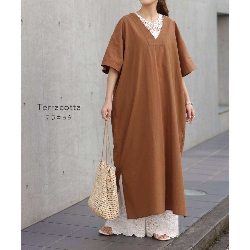 ワンピース ロング ロングワンピ レイヤード レディース スリット | HUG.U | 16