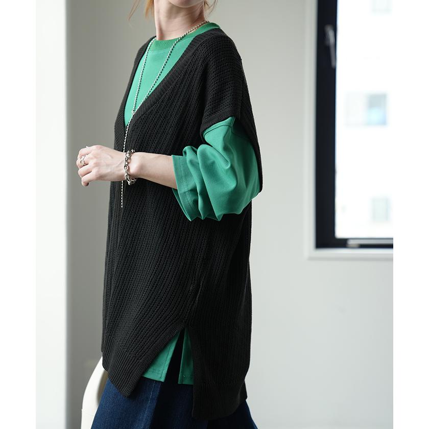 HUG.U（ハグユー） ベスト レディース 秋 トップス ニットベスト