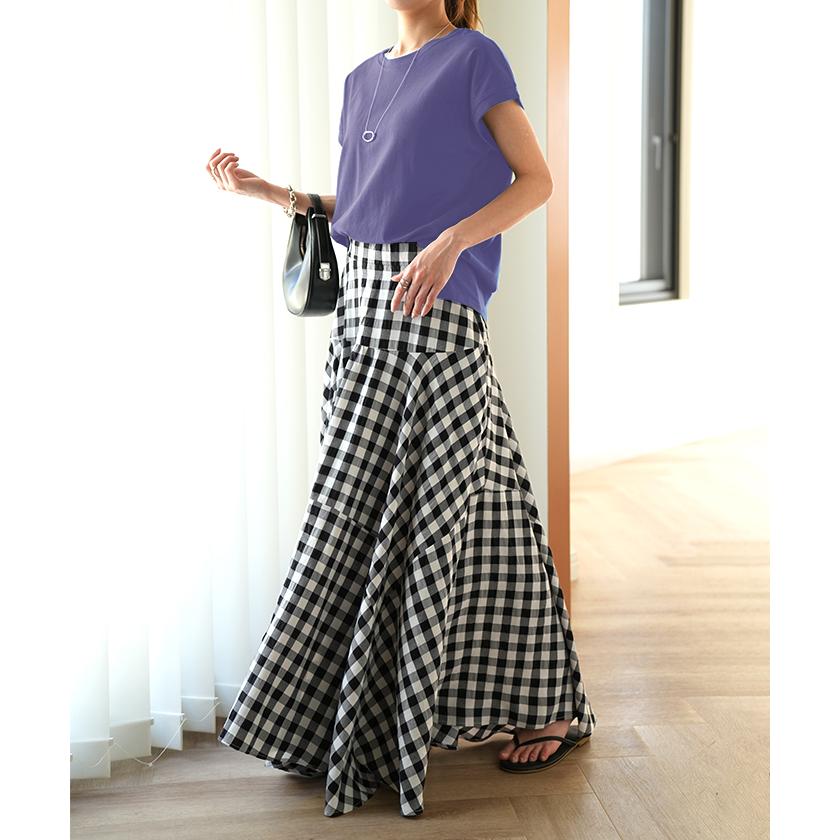 Tシャツ レディース トップス カットソー 半袖 フレンチスリーブ 綿 クルーネック フレンチ 無地 シンプル | HUG.U | 10