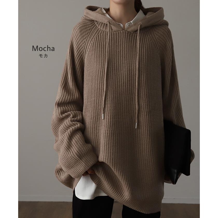 Homme girls ニット パーカー フーディー Homme girls ニット パーカー フーディー