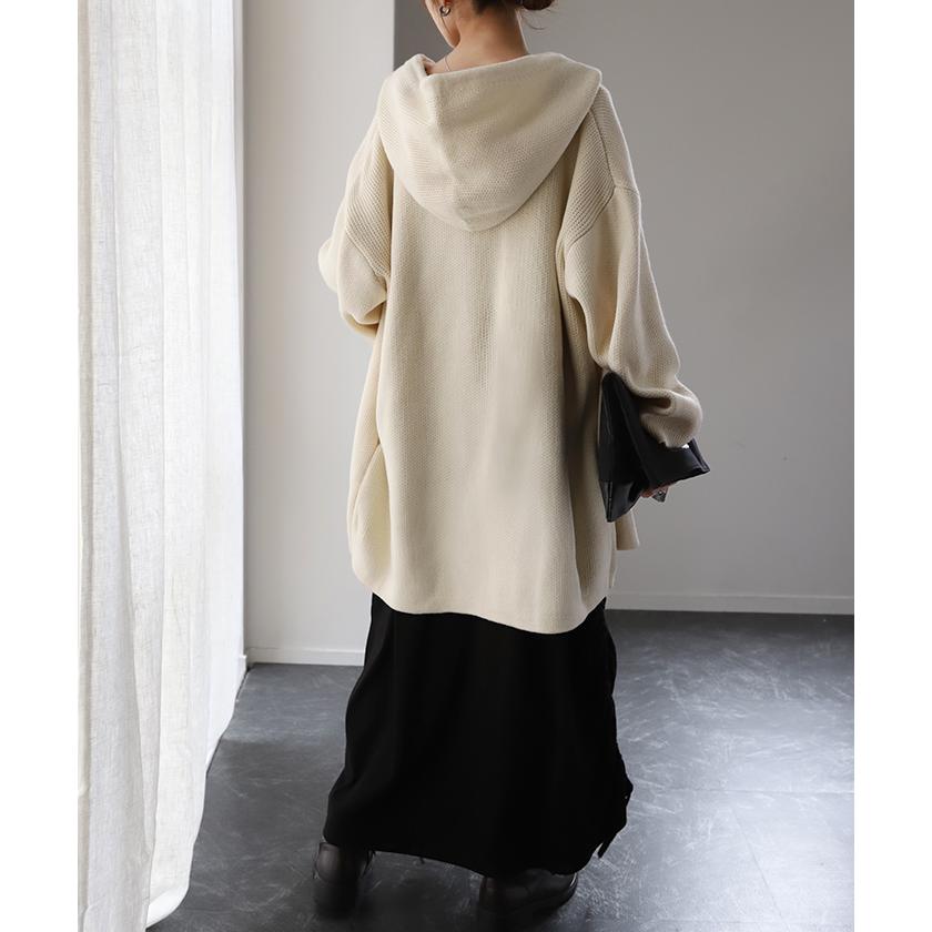 Y-3 薄手ウール フーデッドカーディガン パーカー 3625e110048-1.jpg