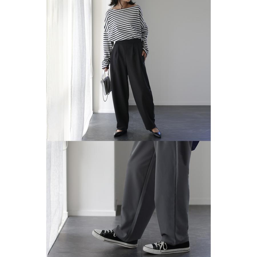 パンツ カーブパンツ ワイドパンツ サーカスパンツ ワイド レディース スラックス テーパード | HUG.U | 14