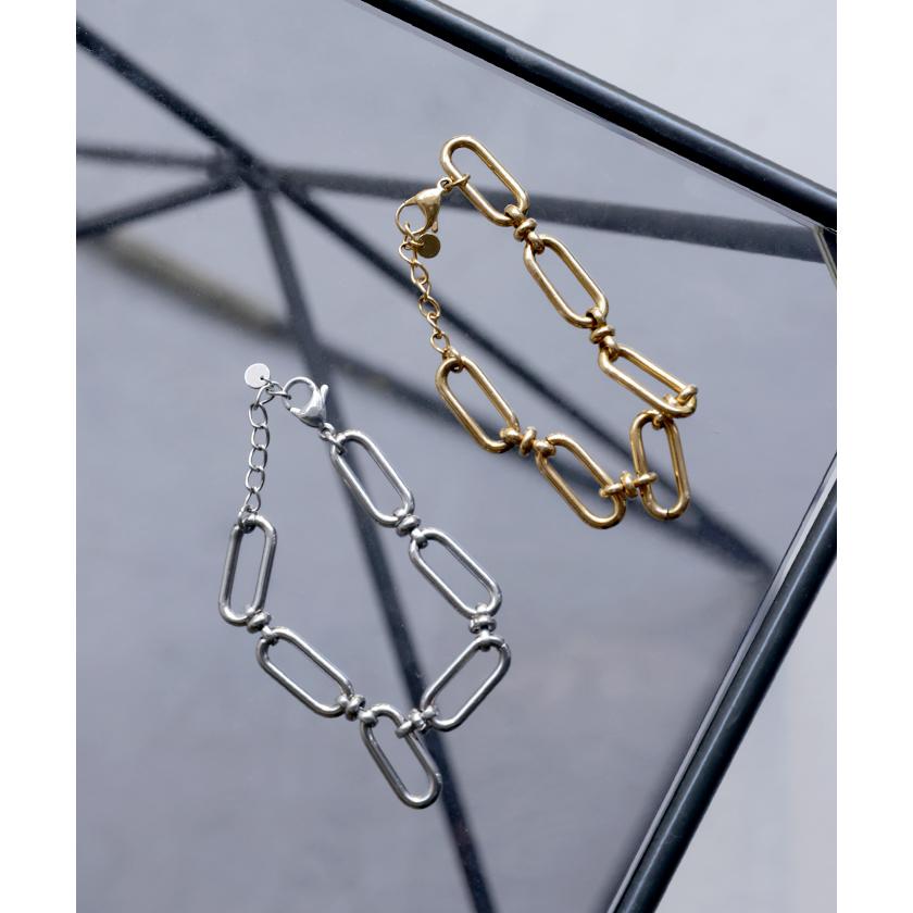 ブレスレット サージカルステンレス シルバー ゴールド 錆びにくい 金属アレルギー チェーン アクセサリー | HUG.U | 12