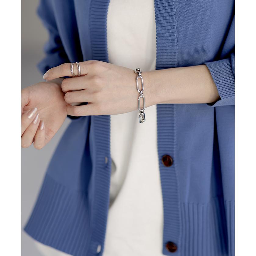 ブレスレット サージカルステンレス シルバー ゴールド 錆びにくい 金属アレルギー チェーン アクセサリー | HUG.U | 03