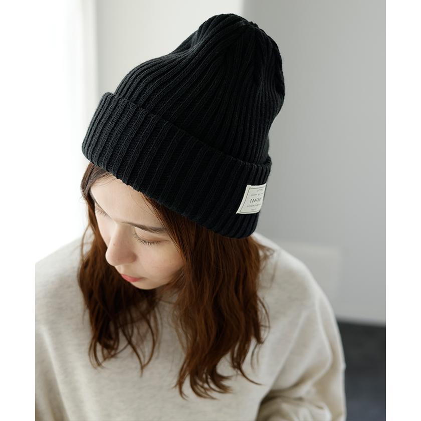 ニット帽 手洗い可 帽子 ビーニー ワッチ 防寒 レディース メンズ ハット ニットキャップ ネームタグ | HUG.U | 06