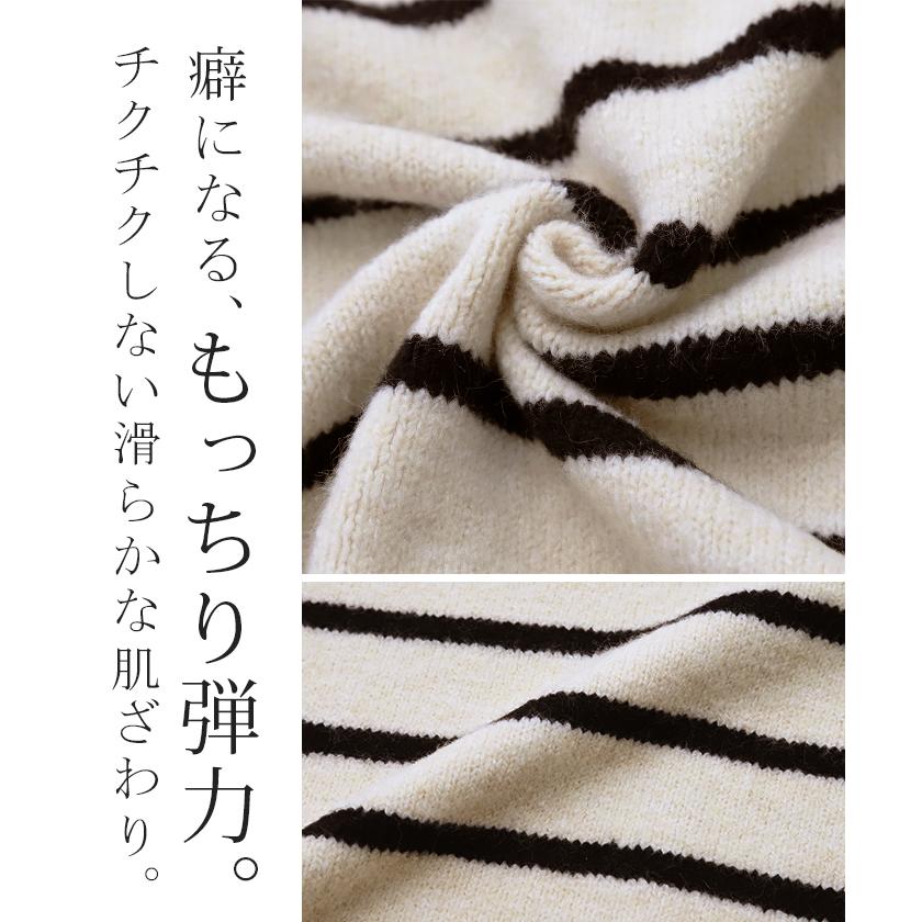 HUG.U ニット レイヤード レディース トップス セーター Vネック