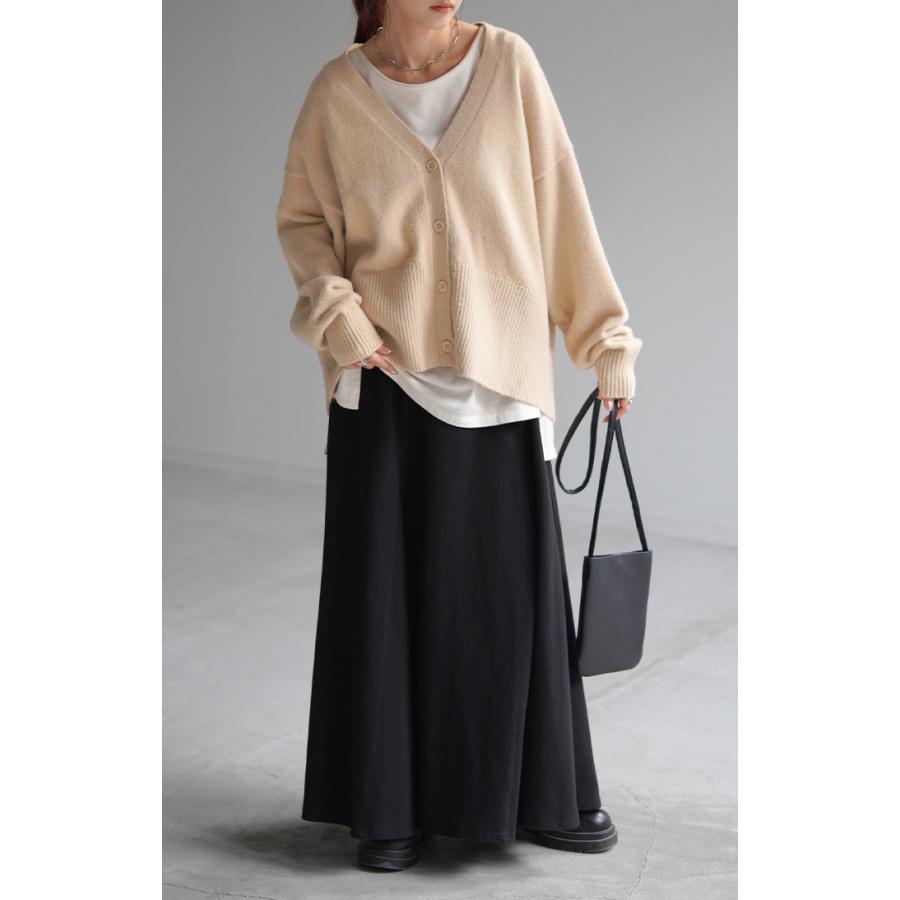 カーディガン 体型カバー レディース セーター トップス ニットカーディガン ショート 軽い | HUG.U | 22